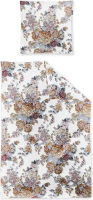 Produktbild von Irisette Edel-Feinbiber Bettwäsche-Garnitur Koala 8541  Farbe weiss  155x220+80x80cm