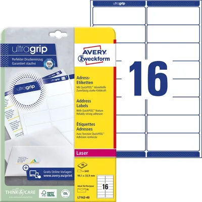 Immagine prodotto di AVERY Zweckform QuickPEEL etichette per indirizzi, 99,1 x 33,9 mm