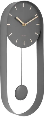 Produktbild von Karlsson Wanduhr Pendel Charm - Stahl - Metall - 4,8x50x20cm