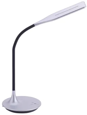 Zdjęcie produktu dla Lampa stołowa LED srebrna, ściemniacz dotykowy, CCT, wys. 67 cm