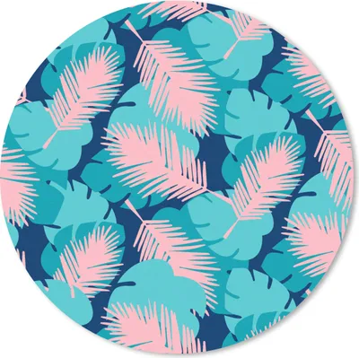 Produktbild von MuchoWow® Mauspad Mousepad Muster - Dschungel - Blatt 40x40 cm - Mousepads - Maus Mat - Pad - Mausunterlage - Schreibtisch Accessoires
