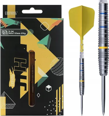 Produktbild von Cuesoul Dartpfeile 90% Wolfram Stahlspitze 21-23g
