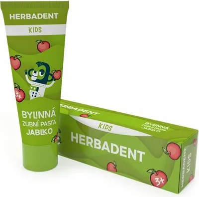 Produktbild von HERBADENT KIDS Kräuterzahnpasta APFEL 75 g