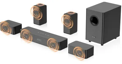 Produktbild von Soundbar für TV | Hiwill-Audio N512 400W 5.1.2 Dolby Atmos - Schwarz