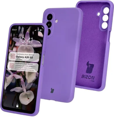 Produktbild von Silikon Handyhülle für Galaxy A17 5G / A26 5G, Bizon Soft Case, Violett