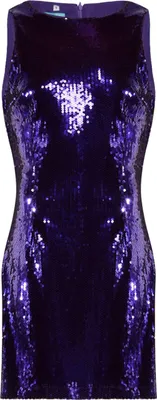 Produktbild von Damen Abendkleid aus der New York Serie in Lila mit glitzernden Pailletten