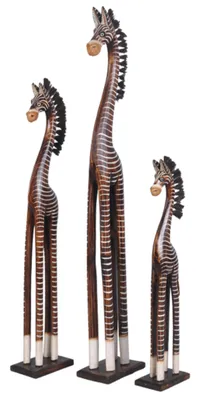 Produktbild von 1 Holz-Zebra Deko-Zebra in 3 Größen erhältlich, Grösse:ca. 100 cm