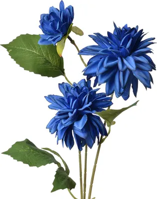 Image de Clayre & Eef Fleur artificielle 70 cm bleu plastique