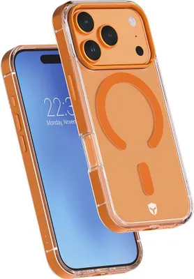 Produktbild von Force Case, Premium MagSafe Hülle iPhone 17 Pro Metallrahmen, Orange
