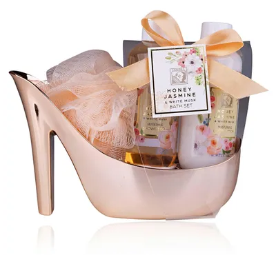 Immagine prodotto di Accentra Badeset HONEY JASMINE per donna, set regalo contenente 160 ml di gel doccia e 1