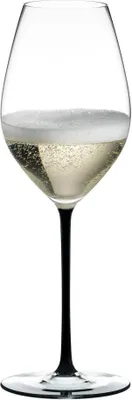 Produktbild von RIEDEL 4900/28B FATTO A MANO Champagner/Weinglas - Stiel SCHWARZ