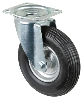 Immagine prodotto di BS Ruote girevoli con piastra avvitabile Centro ruota in acciaio 200 mm 75 kg - L400.C91.200