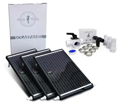 Produktbild von Solarkollektor Exklusiv 111,5 x 66 cm bis 30 m³ + Bypass-Set