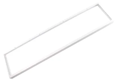 Produktbild von LUXULA LED-Panel Aufbaurahmen LX0716, 120x30 cm, steckbar, weiß
