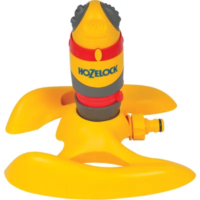 Produktbild von Hozelock Kreisregner Pro 314 m², Kreisförmige Wassersprinkler, 314 m², 10 bar, Grau, Gelb