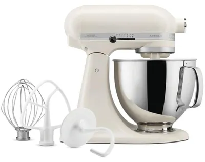 Image de Robot sur socle 4.7l 300w porcelaine - Kitchenaid - 5KSM125EPL - artisan