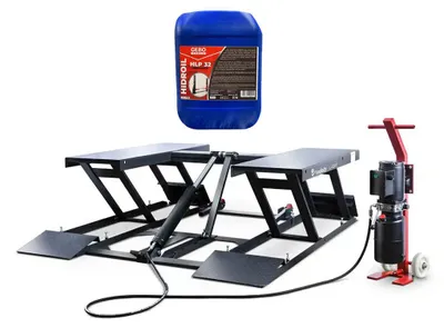 Immagine prodotto di Cavalletto di montaggio per moto e auto leggere, capacità di carico 3 tonnellate, 220 V, sollevatore a doppia forbice con ruote, supporto per moto, ideale per gommisti, Redats