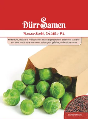 Produktbild von Dürr-Samen - Rosenkohl Diablo F1 - Saatgut - 4119