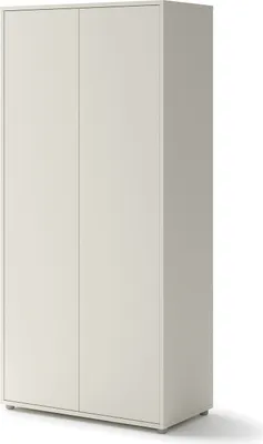 Produktbild von MEBLINI Kleiderschrank 2 Türig für Schrankbett Bed Concept - Drehtürenschrank mit Einlegeböden und Kleiderstange - BC-20 - Kaschmir