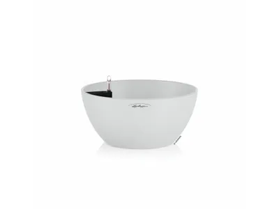 Obrázek produktu pro Lechuza Samozavlažovací květináč Cubeto Stone průměr 30 cm, bílá