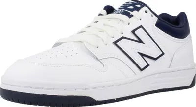 Produktbild von New Balance BB 480 - Herren Schuhe Leder Weiß-Navy BB480LWN , Größe: EU 45.5 US 11.5
