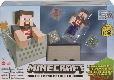 Zdjęcie produktu dla Minecraft Wybuchowy wagon Steve Figurka