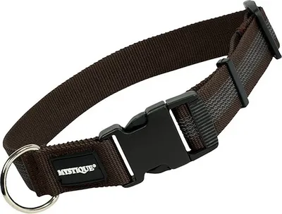 Produktbild von Mystique Gummiertes Halsband 55-65cm 30mm braun