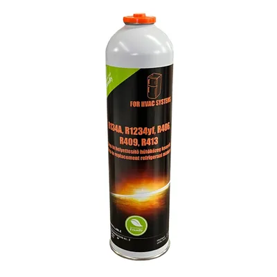 Image de Bombe jetable de réfrigérant de remplacement R12 370 g (équivalent à 1 100 g de R12) pour climatisation automobile et installations de refroidissement industrielles