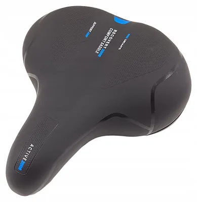 Produktbild von JET WL-191E-1 Fahrradsattel Schwarz Trekking City