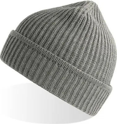 Produktbild von Atlantis MAPB | Maple Beanie Recyceltes Polyester Wintermütze - Farbe: Light Grey Melange - Größe: One Size