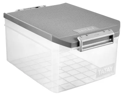 Immagine prodotto di Contenitore di stoccaggio in plastica da 60 litri, multifunzionale, realizzato in plastica priva di BPA