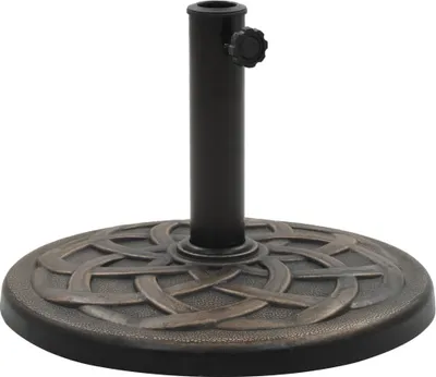 Produktbild von The Living Store Sonnenschirmfuß Rund 19 kg Bronze Polyharz