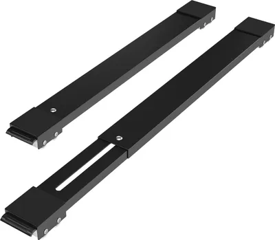 Produktbild von Wasophoogte Möbelrollen mit Bremse, Robuster Möbelroller, Stabiler Transportroller aus Stahl, Verstellbar 50-70 cm, Ideal für Möbel, Schwarz