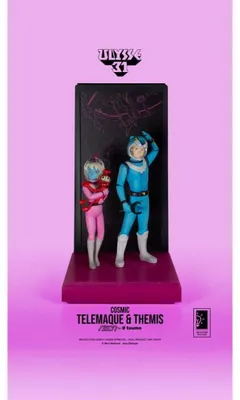 Imagen del producto de Ulysse 31, figura de neón, escala 1/9, Telemaco y Temis, versión cósmica, 20 cm
