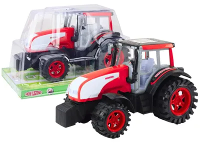 Obrázok produktu pre Veľký poľnohospodársky traktor s pohonom Červená
