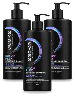 Produktbild von 3 x Syoss Intense Plex Shampoo - 440 ml - Vorteilspackung - 3 Stücke