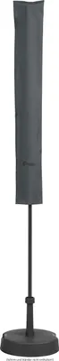 Produktbild von Schutzhülle Schneider Schirme Premium für Sonnenschirm bis Ø 200 cm anthrazit, wasserdichtes Polyester-Spezialgewebe, UV