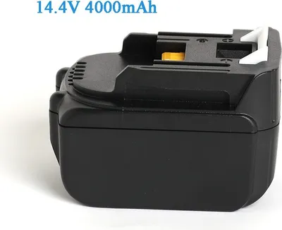 Image de 6000 mAh 14,4 V 6,0 mAh / 4,0 mAh Batterie Li-Ion pour MAKITA BL1430 BL1415 194066-1 194065-3 194559-8 & 4,0 mAh