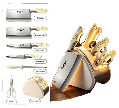 Productafbeelding van Kookmessen set, professionele kwaliteit, ergonomisch ontwerp, WEISS