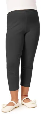 Produktbild von Merry Style Mädchen 3/4 Leggings aus Viskose MS10-131 (Schwarz, 152)