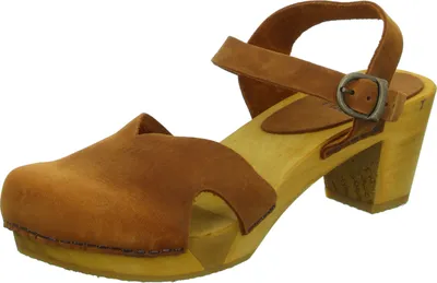 Produktbild von Sanita Wood-Matrix Square Flex Sandal Sandale Chestnut Gr.39