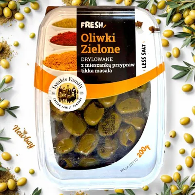 Obrázok produktu pre Oliwki zielone drylowane Tika w zalewie 200 g