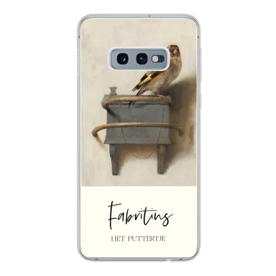 Produktbild von MuchoWow® Handyhülle Schutzhülle Hülle für Samsung Galaxy S10e Alte Meister - Der Stieglitz - Fabritius Silikon Softcase Handy Hülle - Handy