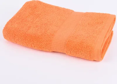 Produktbild von Qualitätsfrottee Handtuch 100% Baumwolle 500g/qm orange Größe  Duschtuch 70 x 140 cm
