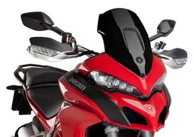 Produktbild von PUIG 7622C Sportscheibe passend fuer DUCATI MULTISTRADA 1200 Carbon look