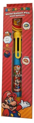 Image de Stylo à bille Super Mario (stylo multicolore)