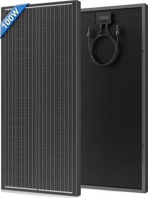 Immagine prodotto di Pannello solare, silicio monocristallino, potenza 100 W, 100 W x 1