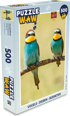 Obrázek produktu pro MuchoWow MuchoWow® Puzzle 500 ks Ptáci - Zvířata - Včelojed