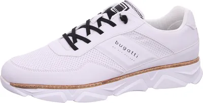 Produktbild von Bugatti LIMA Herrenschuhe - bequeme Slipper - Halbschuhe weiß Freizeit NEU
