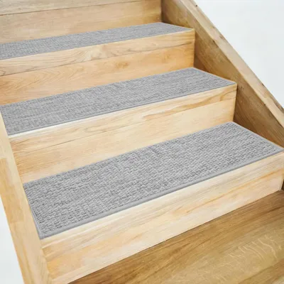 5 Antirutsch-Treppenstufen 20x76 cm grau selbstklebend